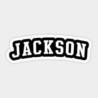 Jackson Sticker